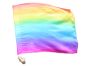 Slightly defected 103 cm (40") silk flag poi , in assorted colors