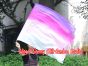 spinning silk flag poi 103cm (40") for Worship & Praise, long side Prosperity