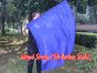 spinning silk flag poi 103cm (40") for Worship & Praise, blue