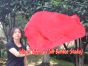 spinning silk flag poi 103cm (40") for Worship & Praise, red