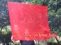 spinning silk flag poi 103cm (40") for Worship & Praise, red