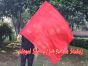 spinning silk flag poi 103cm (40") for Worship & Praise, red