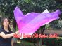 spinning silk flag poi 103cm (40") for Worship & Praise, white-pink-purple