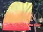 spinning silk flag poi 103cm (40") for Worship & Praise, Fire