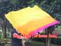 spinning silk flag poi 103cm (40") for Worship & Praise, pink-orange-yellow