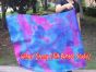 spinning silk flag poi 103cm (40") for Worship & Praise, Mermaid Dream