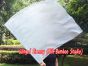 spinning silk flag poi 103cm (40") for Worship & Praise, silver