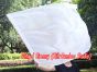 spinning silk flag poi 103cm (40") for Worship & Praise, white