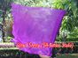 spinning silk flag poi 103cm (40") for Worship & Praise, purple