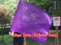 spinning silk flag poi 103cm (40") for Worship & Praise, purple