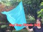 spinning silk flag poi 103cm (40") for Worship & Praise, aqua