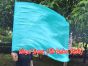 spinning silk flag poi 103cm (40") for Worship & Praise, aqua