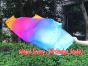 spinning silk flag poi 129cm (51") for Worship & Praise, long side Iridescence