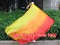 spinning silk flag poi 129cm (51") for Worship & Praise, long side Fire