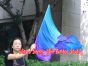 spinning silk flag poi 129cm (51") for Worship & Praise, long side Mystery