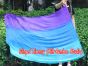 spinning silk flag poi 129cm (51") for Worship & Praise, long side Mystery