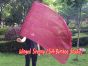 spinning silk flag poi 129cm (51") for Worship & Praise, bordeaux