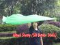 spinning silk flag poi 129cm (51") for Worship & Praise, green