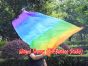 spinning silk flag poi 129cm (51") for Worship & Praise, Rainbow