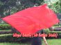 spinning silk flag poi 129cm (51") for Worship & Praise, red