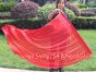 spinning silk flag poi 129cm (51") for Worship & Praise, red