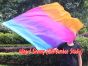 spinning silk flag poi 129cm (51") for Worship & Praise, Iridescence