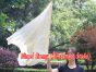 spinning silk flag poi 129cm (51") for Worship & Praise, beige