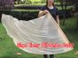 spinning silk flag poi 129cm (51") for Worship & Praise, beige