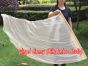 spinning silk flag poi 129cm (51") for Worship & Praise, beige