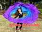 1 PIECE Mystery half circle 6 Mommes belly dance silk veil