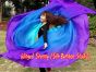 1 PIECE Mystery half circle 6 Mommes belly dance silk veil