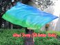 Spinning silk flag poi 174cm x 88cm for Worship & Praise, long side Adventure