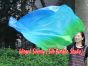 Spinning silk flag poi 174cm x 88cm for Worship & Praise, long side Adventure