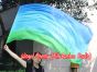 Spinning silk flag poi 174cm x 88cm for Worship & Praise, long side Adventure