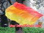 Spinning silk flag poi 174cm (68") for Worship & Praise, long side Fire