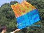 1 Piece 85 cm (33") prophetic silk worship flex flag for kids, Fire & Ice