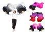 1.8m (70") slightly defected silk fan veils for practice, in assorted colors