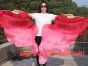 1 pair 1.5m (59") Bordeaux fading belly dance silk fan veil