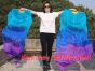 1 pair 1.5m (59") Mystery belly dance silk fan veil