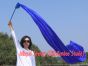 1 piece 250 cm (98") blue worship silk throw streamer