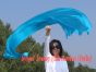 1 Piece turquoise 2.3m (90") dance silk veil poi