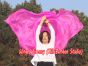 1 piece pink 5 Mommes belly dance silk veil 