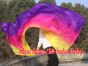 1 piece purple-pink-yellow 5 Mommes colorful belly dance silk veil 