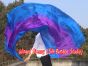 1 piece blue-purple-blue 5 Mommes colorful belly dance silk veil 