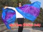 1 piece blue-purple-blue 5 Mommes colorful belly dance silk veil 