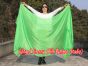 1 piece green 5 Mommes belly dance silk veil 