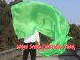 1 piece green 5 Mommes belly dance silk veil 