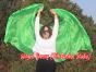 1 piece green 5 Mommes belly dance silk veil 