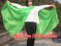 1 piece green 5 Mommes belly dance silk veil 