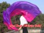 1 piece purple-pink 5 Mommes colorful belly dance silk veil 